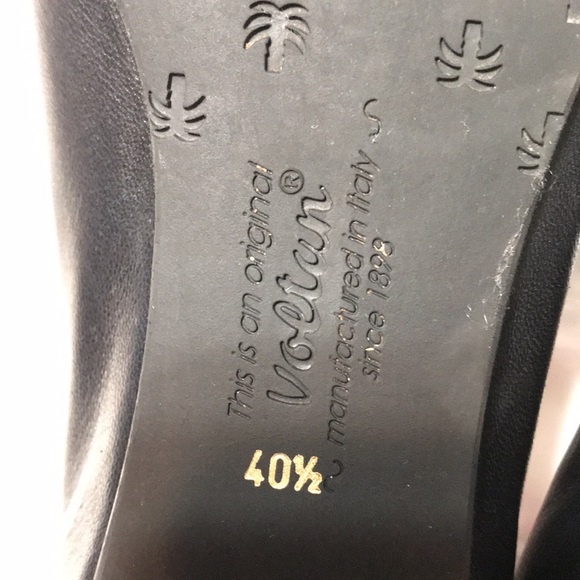 Voltan black leather flats. Leather upper/lining. Made in Italy - Picture 6 of 9